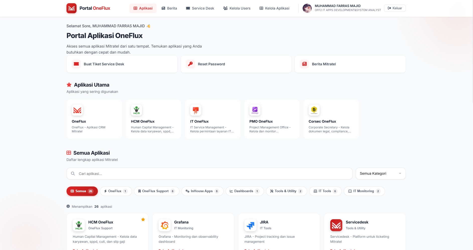Inhouse App Mitratel